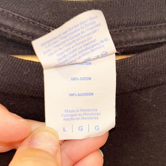 GUNS N’ ROSES Appetite for Destruction Port & Company Black Band T-Shirt SZ: M/L - Picture 3 of 8